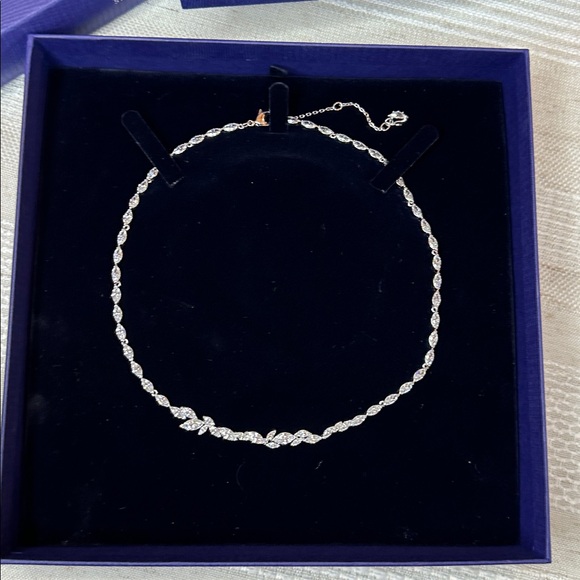 Swarovski Louison Necklace 
White, Rhodium plated - Picture 7 of 9